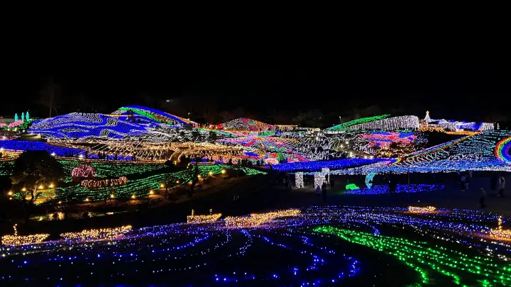 まんのう公園 イルミネーション 四国最大級 冬の大人気イベントが凄い