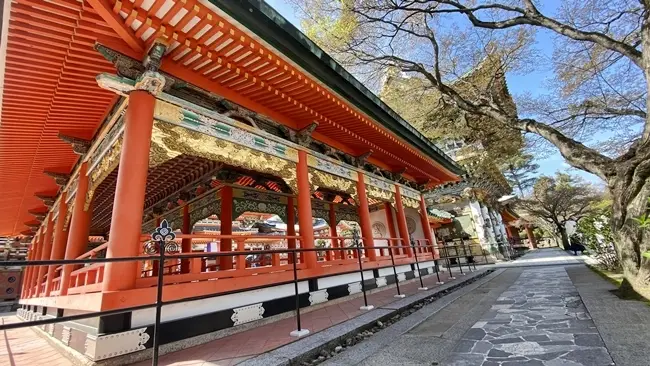 耕三寺 日光東照宮の実測図を使用した「孝養門」