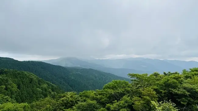 四国カルストから見る風景