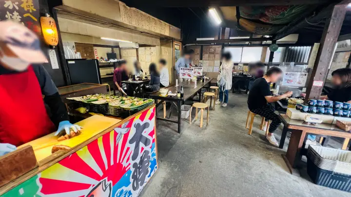 土佐タタキ道場の店内の様子
