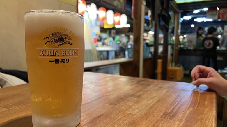 高知市で日本酒飲み歩き ひろめ市場が混雑時は店舗で飲むのがおススメ