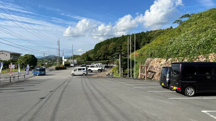 道の駅大月車中泊 駐車場