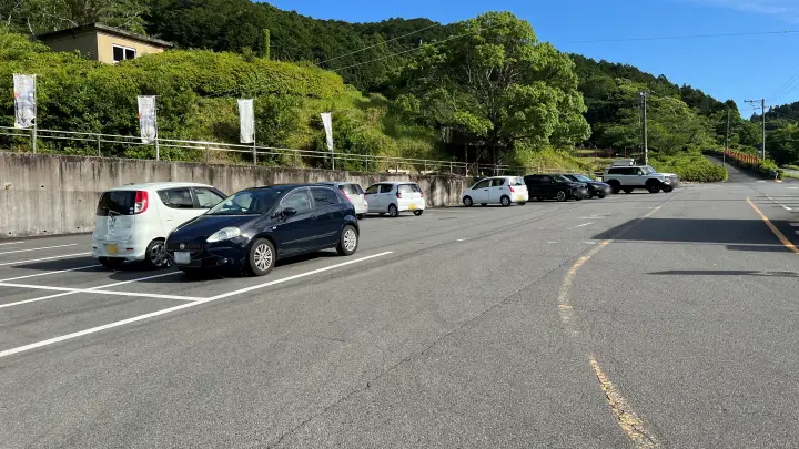 道の駅 大月車中泊 駐車場