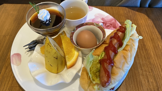 モーニング 高知城が見える喫茶店でボリューム満点 朝食 「珈琲館イストワール」