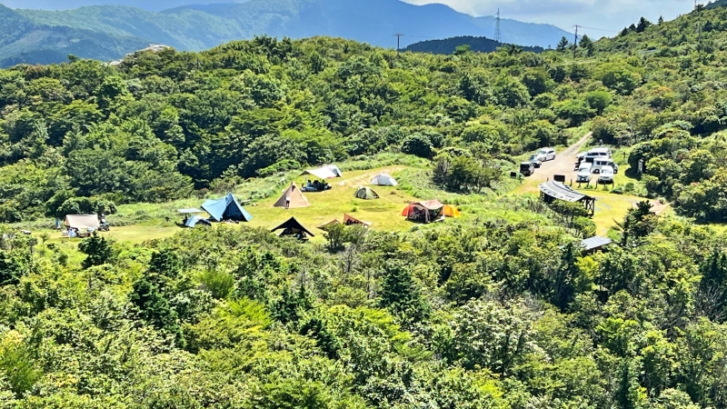 高知県 梶ヶ森 山頂まで車で行けます。 パノラマ大絶景で夏は涼しく夜は満天の星空