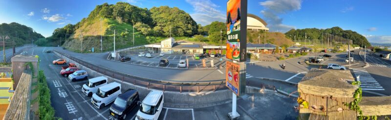 道の駅 風早の郷 風和里（ふわり） 車中泊できて 夕日が綺麗で人気