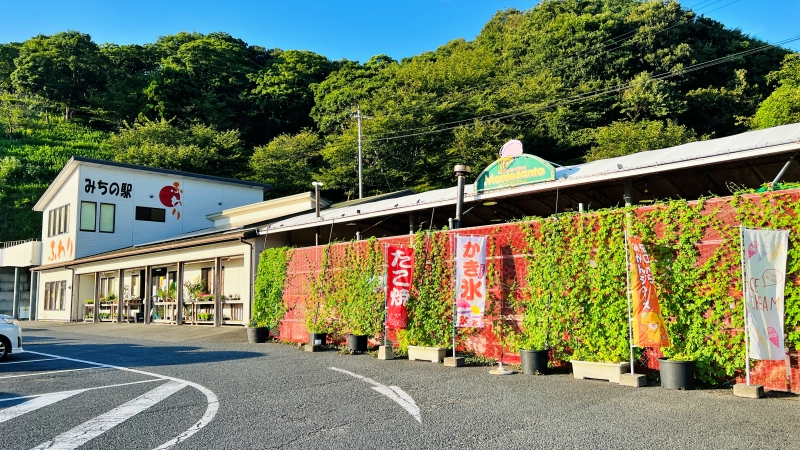 道の駅 風早の郷 風和里（ふわり） 車中泊できて 夕日が綺麗で人気