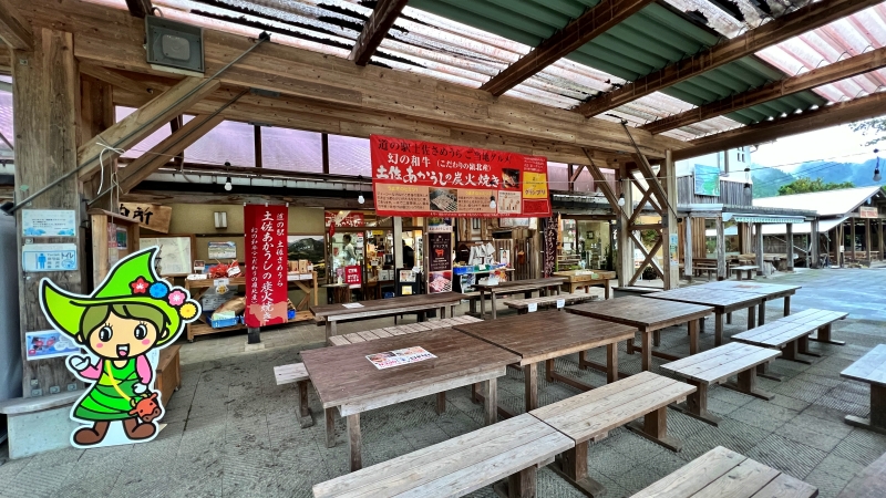 道の駅 土佐さめうら 車中泊もできる 高知の山間部 早明浦ダム近く