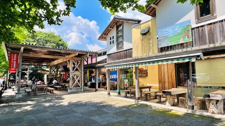 道の駅 土佐さめうら 木の温もりを感じる造り 土佐の山間とはこの地域の事
