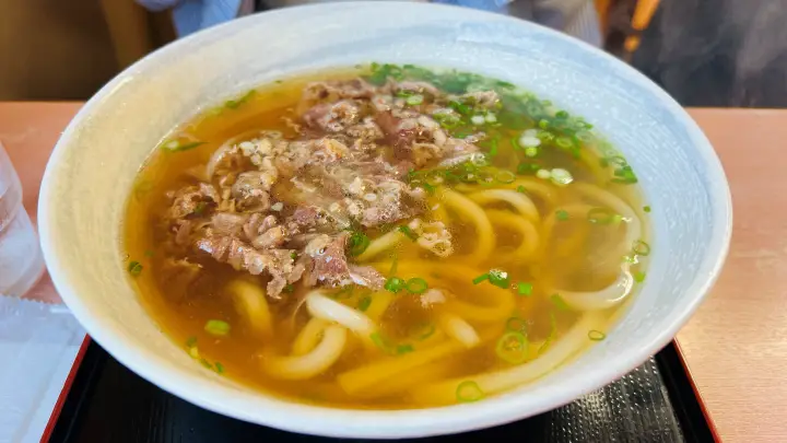 道の駅 土佐さめうら 食堂 与作 あかうし肉うどん