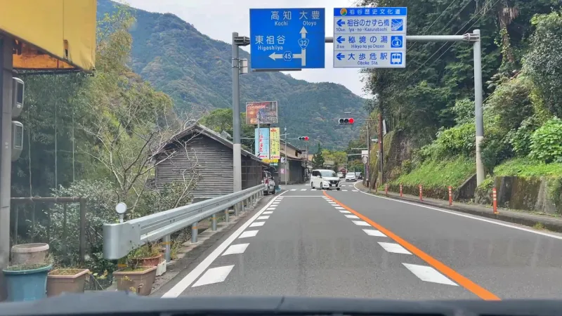 徳島県祖谷 紅葉ドライブ 高齢の母と秋を楽しめるスポット 小便小僧 ひの字渓谷 かずら橋