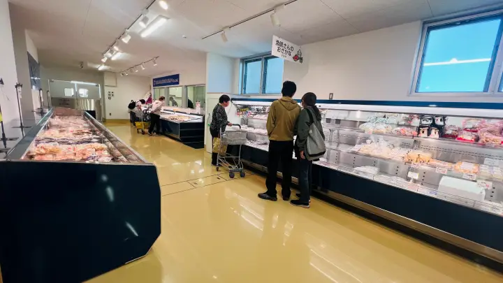 道の駅 公方の郷なかがわ 生鮮食品売り場