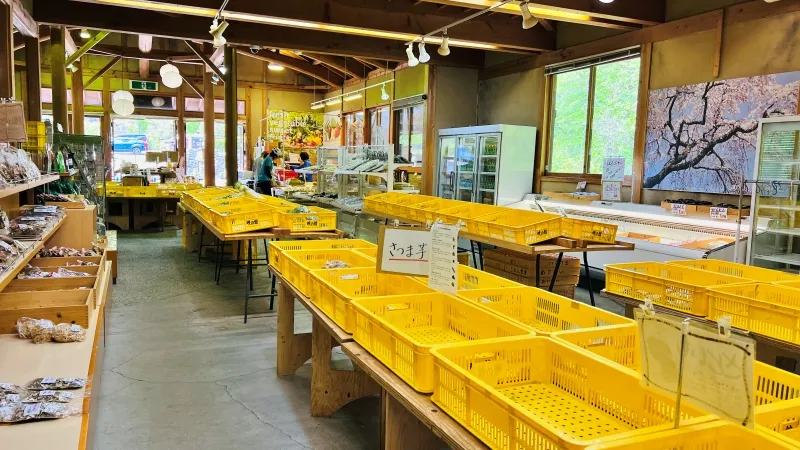 道の駅ひろた 自然薯やシイタケが名物 車中泊もできる