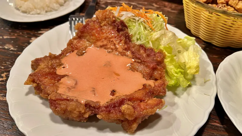 鳥心 チキンナンバン 特製オーロラソースで食べる大人気 高知名物グルメ
