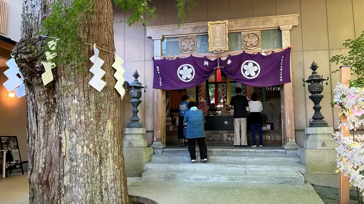 朝峯神社 風鈴の音色が心地良く癒されます。安産子授けパワースポット