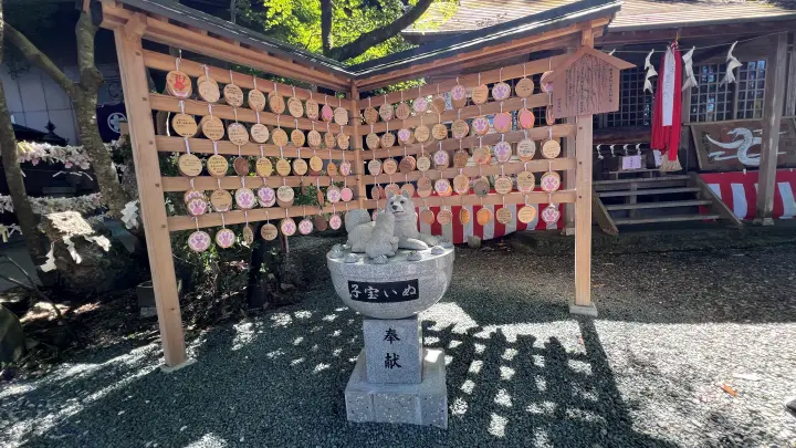 朝峯神社 風鈴の音色が心地良く癒されます。安産子授けパワースポット
