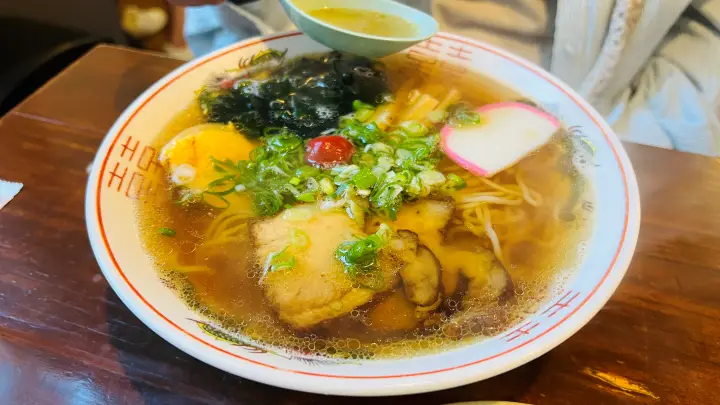 高知市のまつみで食べた昔ながらの中華そば