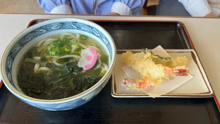 鹿水庵 うどん 天ぷら