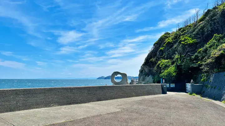 かもだ岬 入り口