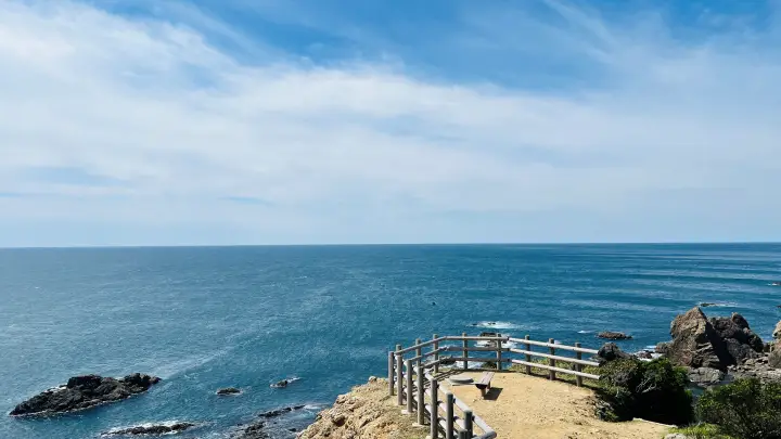 かもだ岬 灯台からの景色