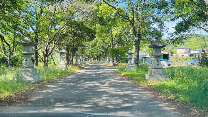 大麻比古神社 参道