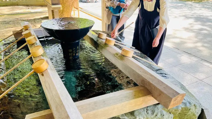 大麻比古神社 手水舎