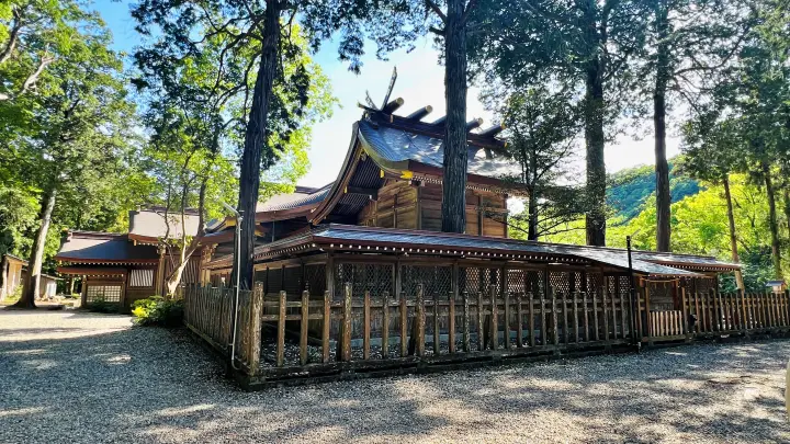 大麻比古神社 本殿裏