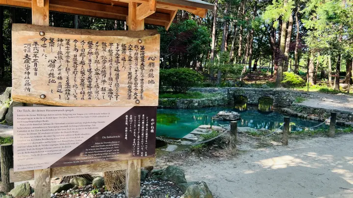 大麻比古神社 心願の鏡池
