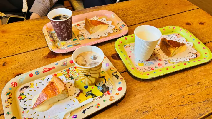 大野ヶ原もみの木の幻のチーズケーキができあがる
